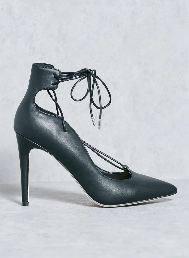 CALL IT SPRING Covered Ghillie Pointed Toe Pumps