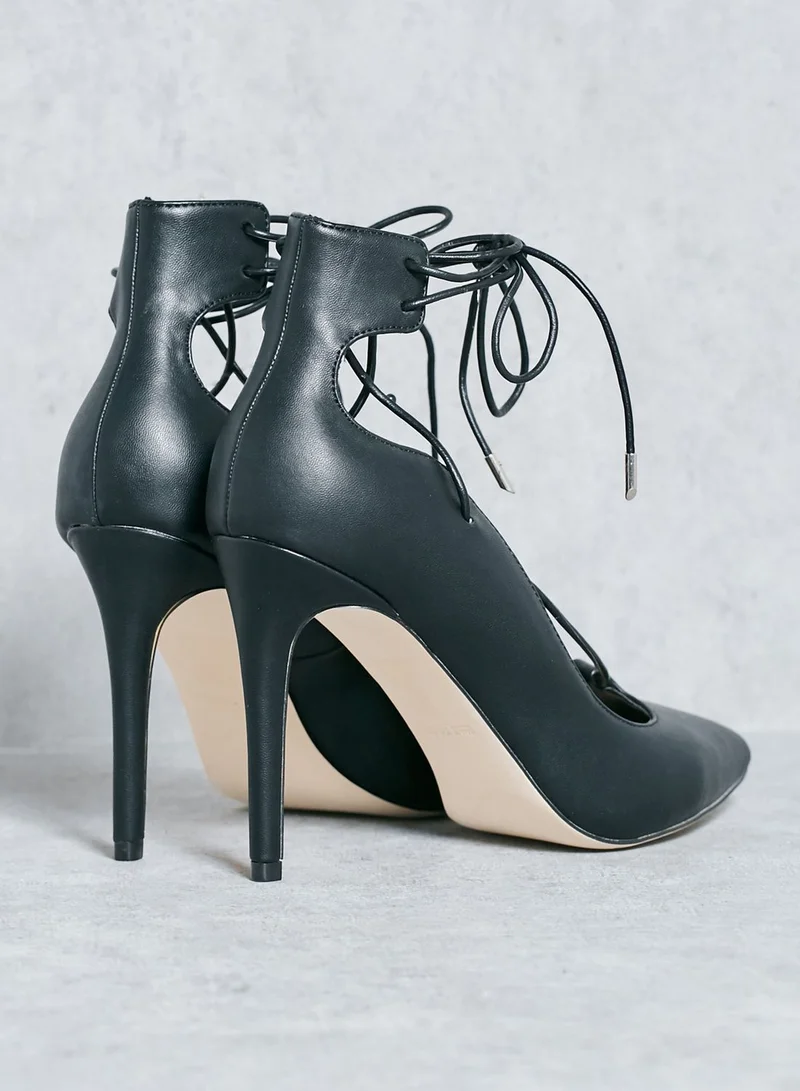 CALL IT SPRING Covered Ghillie Pointed Toe Pumps