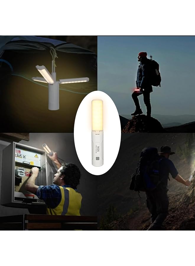 Hulami Camping Lantern Rechargeable Magnetic Camping Light 3500mAh Portable Tent Flashlights Perfect for Camping Camping Lamp for Emergency Hiking IP44 Waterproof - Image 3