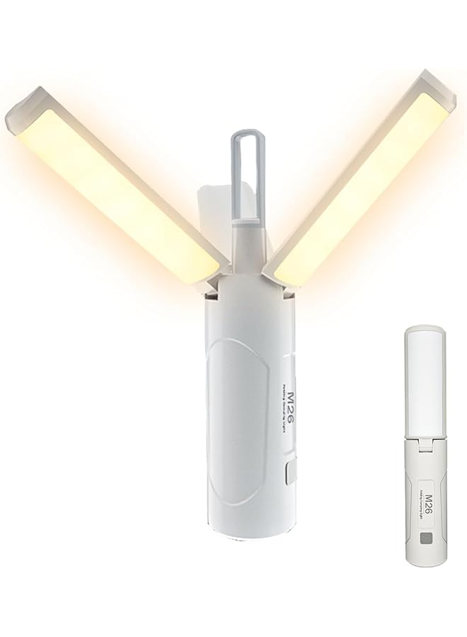 Hulami Camping Lantern Rechargeable Magnetic Camping Light 3500mAh Portable Tent Flashlights Perfect for Camping Camping Lamp for Emergency Hiking IP44 Waterproof - Image 1