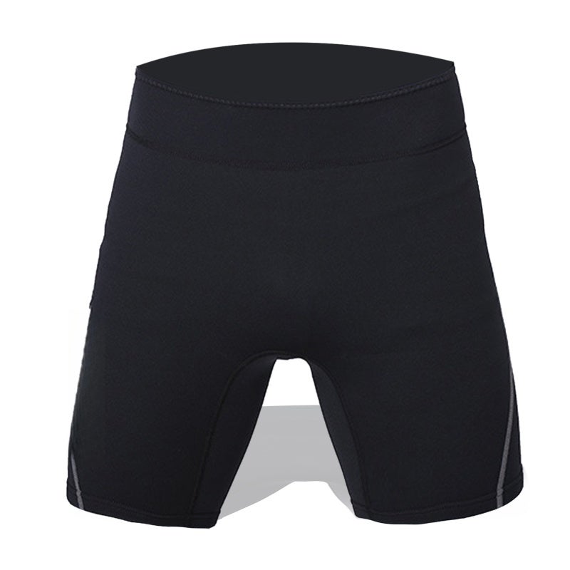 DIVE & SAIL Wetsuit Shorts: Men Grey L 1.5mm Stretchy Neoprene Fabric - Adjustable Elastic Waist Cold Water Protection for Diving Paddle Boarding Surfing Water Sports - Image 1