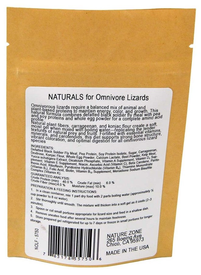 Nature Zone Naturals - Omnivore Lizard Food, 2 oz / 56 G - Image 2