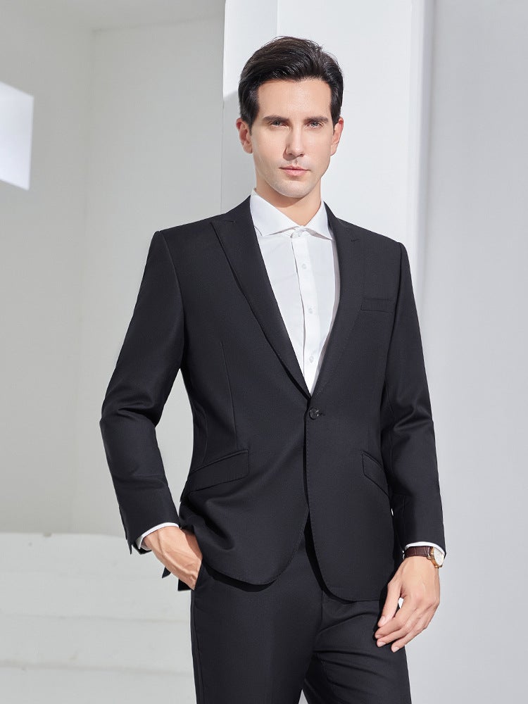 Navy Blue Men'S And Women'S Professional Suit Business Suit New Sales Tooling Work Group Work Clothes - Image 4