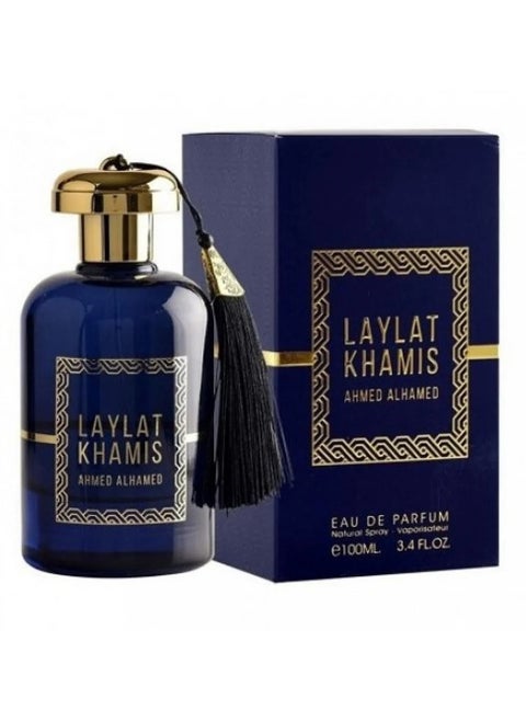 عطر ليلة خميس الرجالي - 100 مل | مزيج عطر فاخر يدوم طويلاً