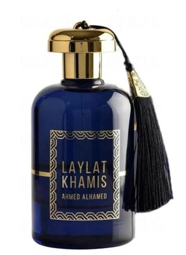 LAYLAT KHAMIS - LAYLAT KHAMIS Eau de Parfum for Men - 100ml | Long-lasting and Luxurious Fragrance Blend - Image 1