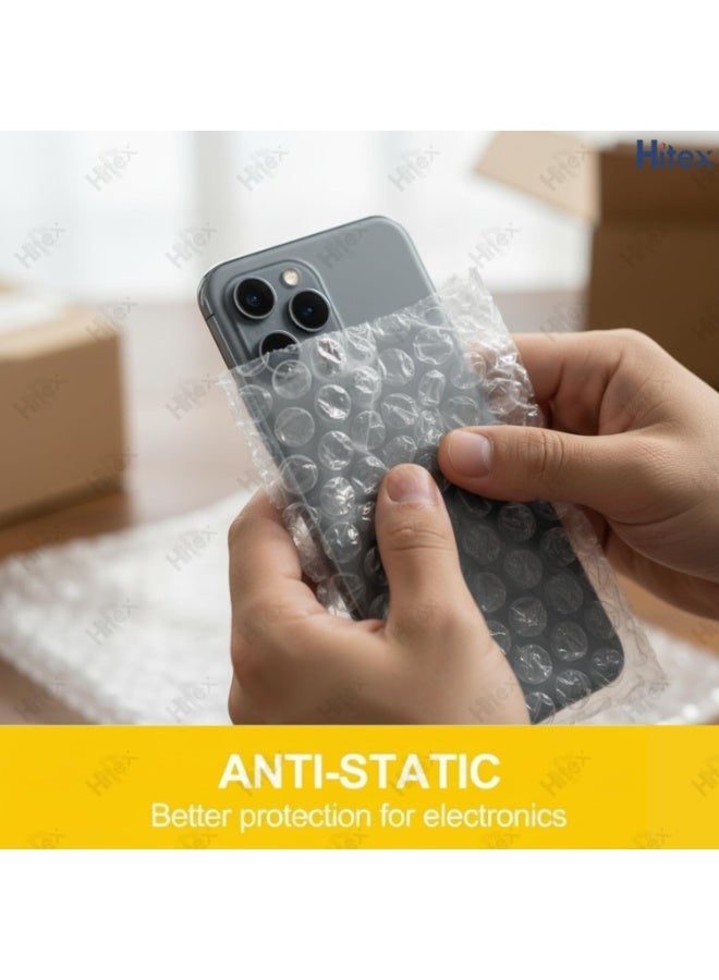 هيتكس لفة غلاف فقاعي جامبو 150 سم × 15 م - غلاف تغليف واقٍ للشحن والنقل والتخزين - تبطين مقاوم للصدمات، لفة غلاف فقاعي قابلة لإعادة التدوير - Image 3