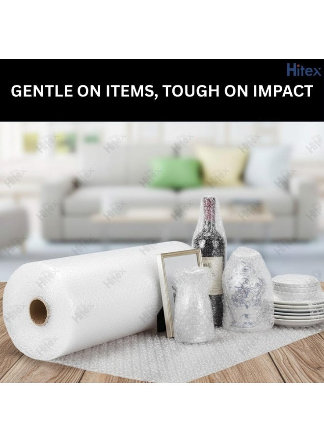 هيتكس لفة غلاف فقاعي جامبو 150 سم × 15 م - غلاف تغليف واقٍ للشحن والنقل والتخزين - تبطين مقاوم للصدمات، لفة غلاف فقاعي قابلة لإعادة التدوير - Image 4