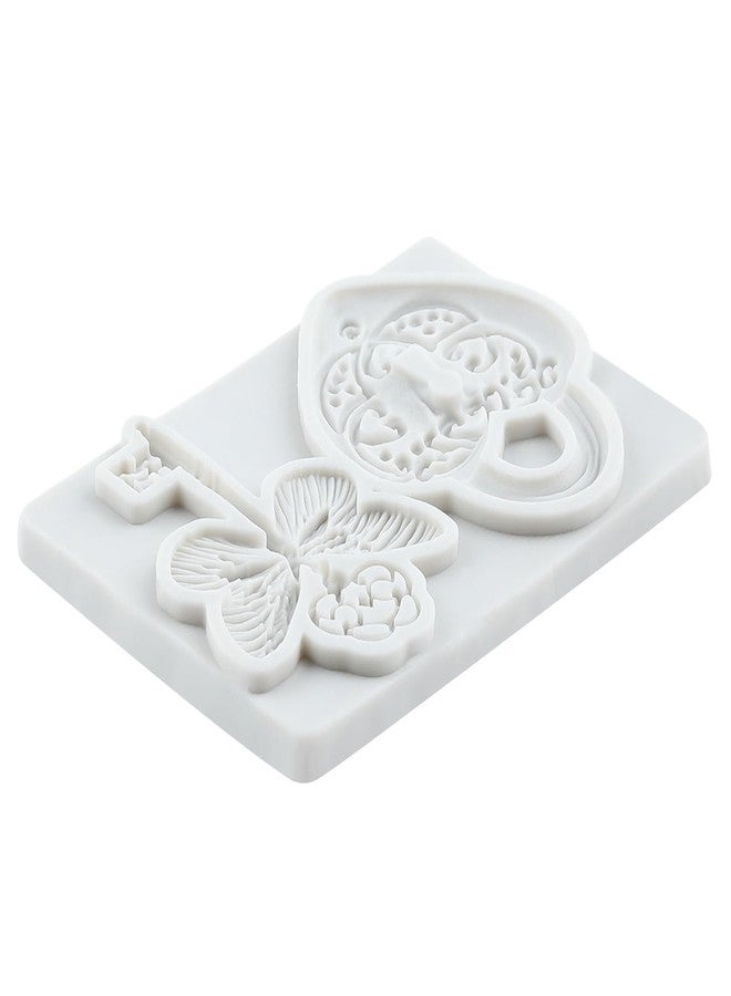 RFGHAC Vintage Heart Lock Silicone Mold Butterfly Key Chocolate Fondant Molds for Cake Decorating Cupcake Topper Candy Sugar Gum Paste Polymer Clay - Image 5