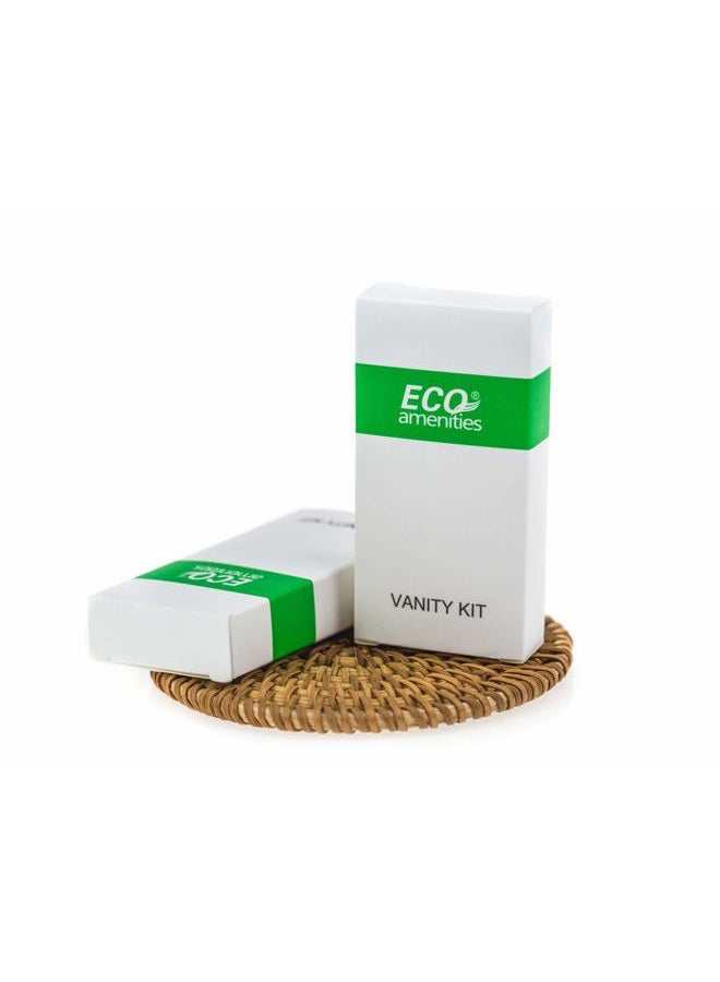 ECO Amenities Hotel Vanity Set, Travel Cotton Pads, Cotton Swabs, and Nail File Packed in Individually Wrapped Paper Box, 100 Sets per Case - Image 5