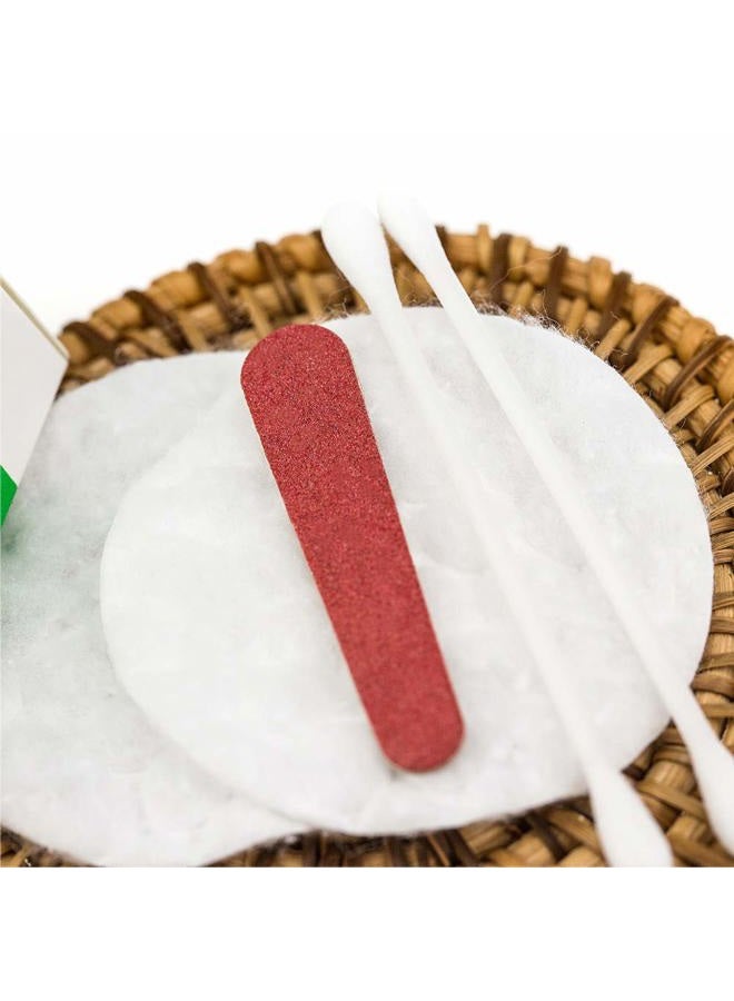 ECO Amenities Hotel Vanity Set, Travel Cotton Pads, Cotton Swabs, and Nail File Packed in Individually Wrapped Paper Box, 100 Sets per Case - Image 3