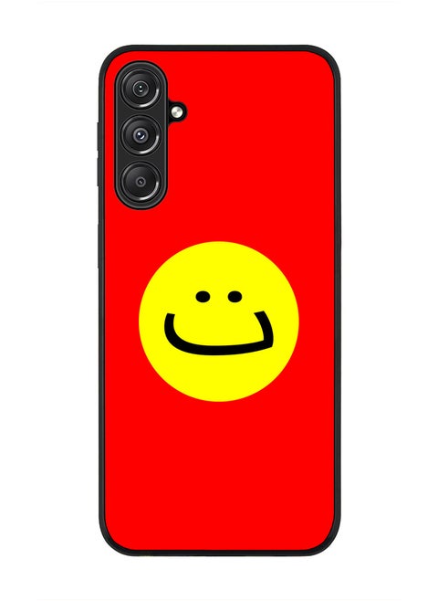 Rugged Black Edge case for Samsung Galaxy M34 5G, Custom Slim fit Flexible Anti Drop Thin Phone Case Cover - Ta Smile