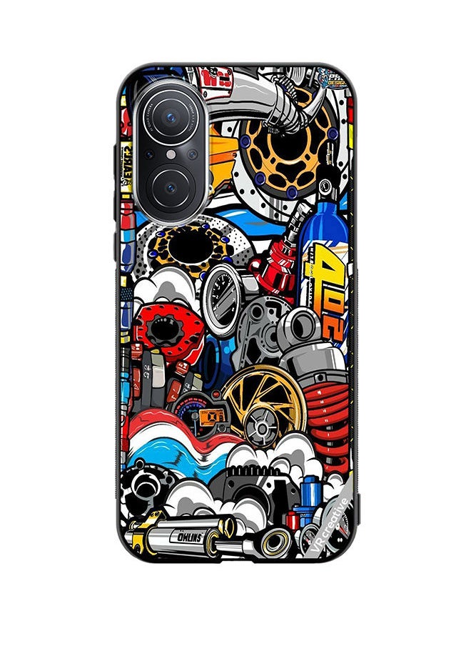 VR CREATIVE Protective Case Cover For Huawei Nova 9 SE Jdm Digital Republic Design Multicolour  - Image 1