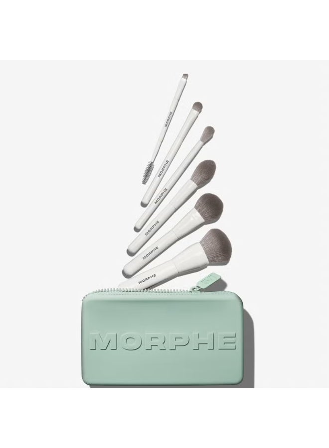 Morphe Morphe Along For The Glide 6-Piece Travel Brush Set  - Image 3