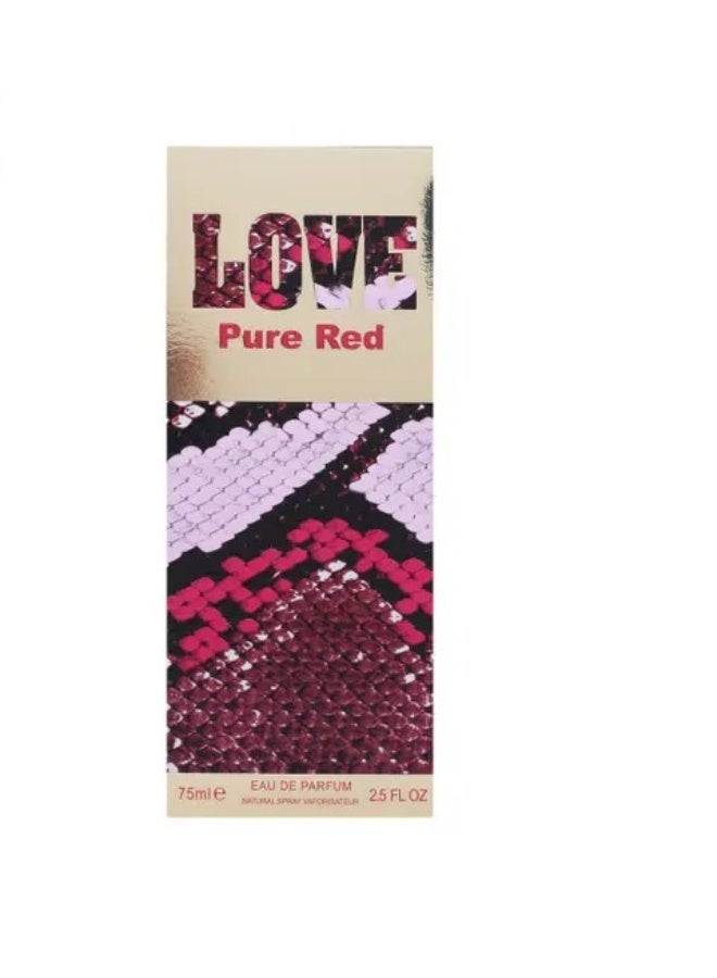 المصباح عطر بيور لوف الاحمر 75 مل - Image 2