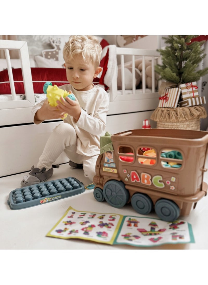 Construction train for developing motor skills and imagination - Image 2
