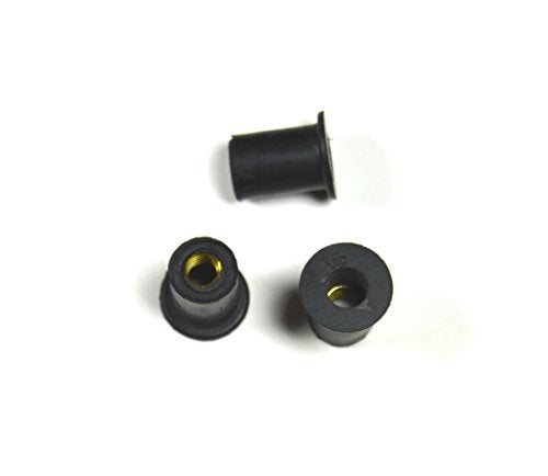Skdorpfm Bike Boltz Black Universal Motorcycle Wellnut Bolt Kit - Windscreen Installation Kit for Honda Suzuki Kawasaki Ducati Triumph Works on OEM or Aftermarket Windshields - Image 2