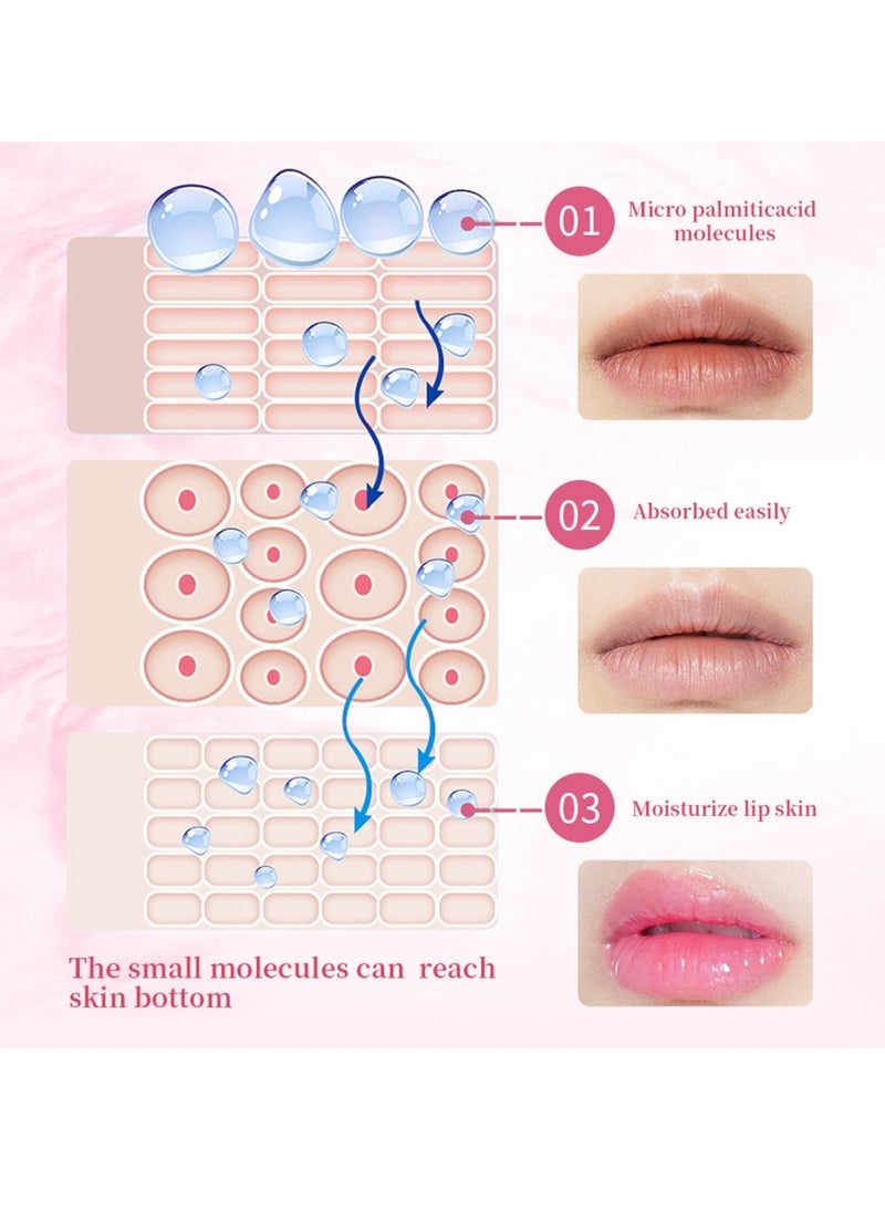 ibcccndc Pink Lip Serum Lip Gloss Oil for Plumper and Moisturizer Serum Hydrating Lip Serum for Dry Peeling and Dark Lips Color Changing Lip Oil for Lips and Cheeks Gorgeous Glow of Lips 5.5g  - Image 4