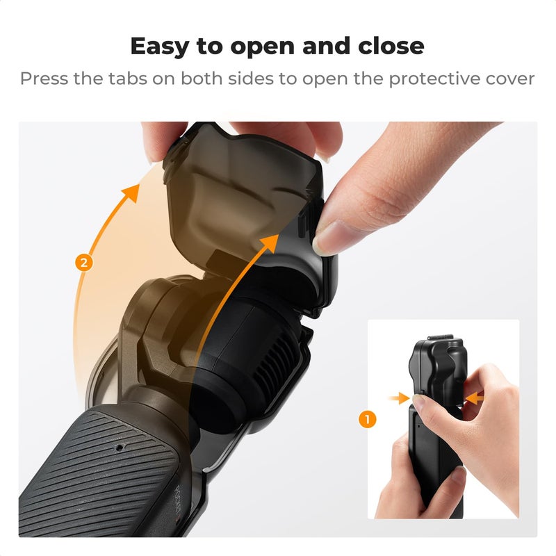 K&F CONCEPT Protective Cover Case for DJI Osmo Pocket 3, Gimbal Screen Protector Lens Guard, Plastic Case Pocket 3 Accessories - Image 5