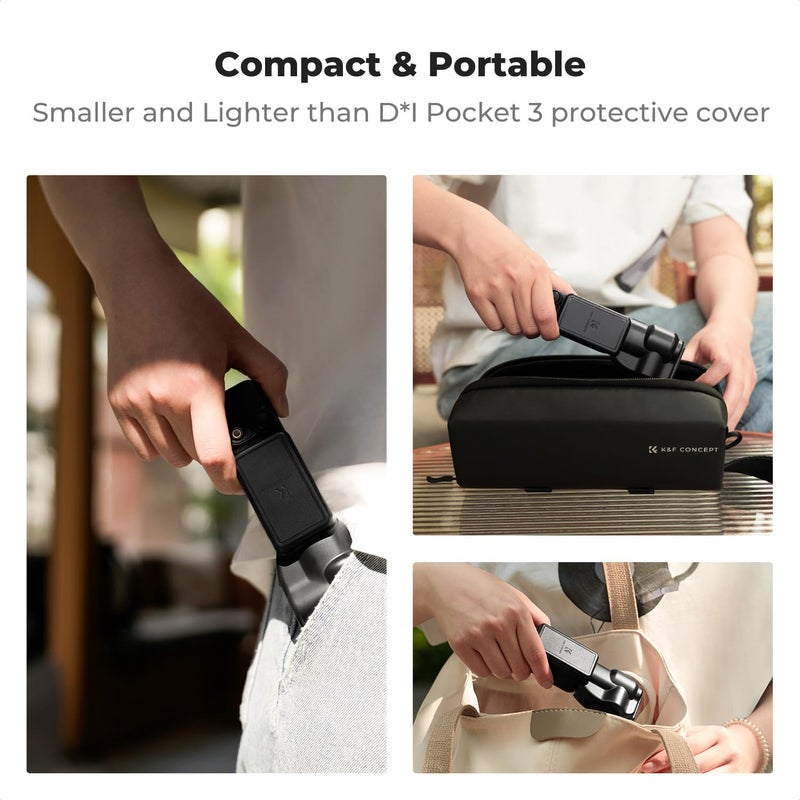 K&F CONCEPT Protective Cover Case for DJI Osmo Pocket 3, Gimbal Screen Protector Lens Guard, Plastic Case Pocket 3 Accessories - Image 3