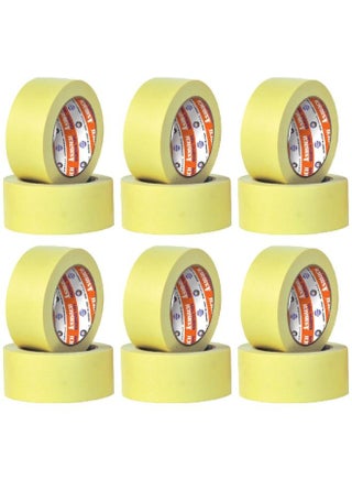 Masking Tape Temperature Grade - Yellow - 48 Mm x 30 Yards - Set of 06 - pzsku/Z65F4AE002CE28206769EZ/45/1750420866/13882157-27a4-4736-8175-1d87cb94e1f5