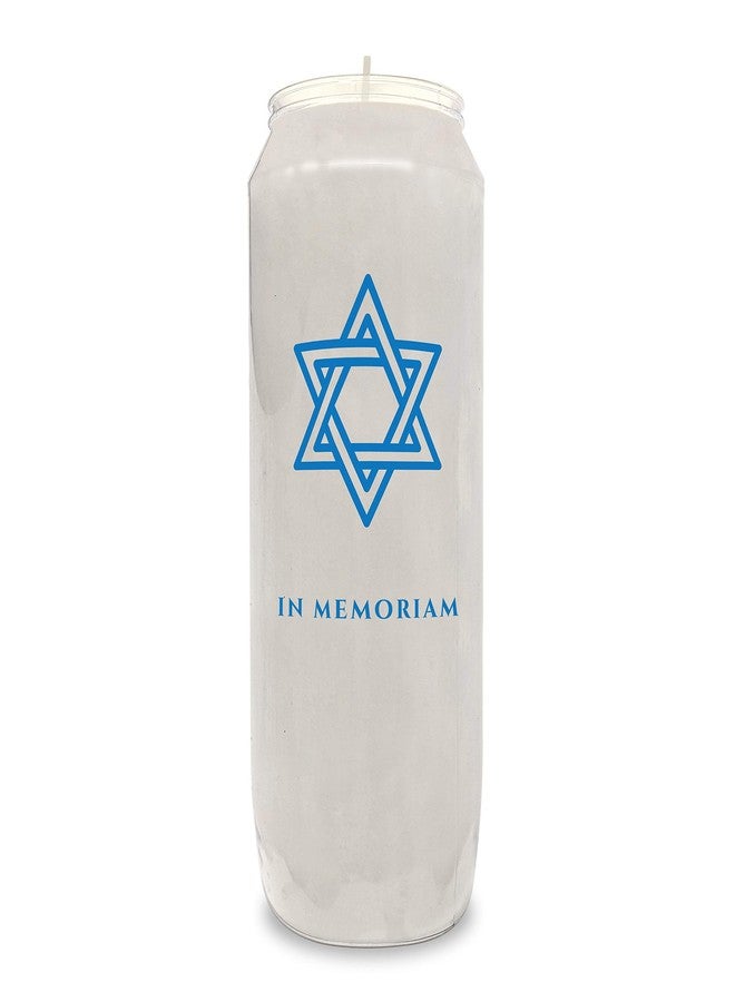 Ner Mitzvah 9 Day Yahrzeit Memorial Candles, 1 Pack - Plastic Jar - 7 Inch Tall Pillar Candles for Religious, Prayer and Vigil - Image 5