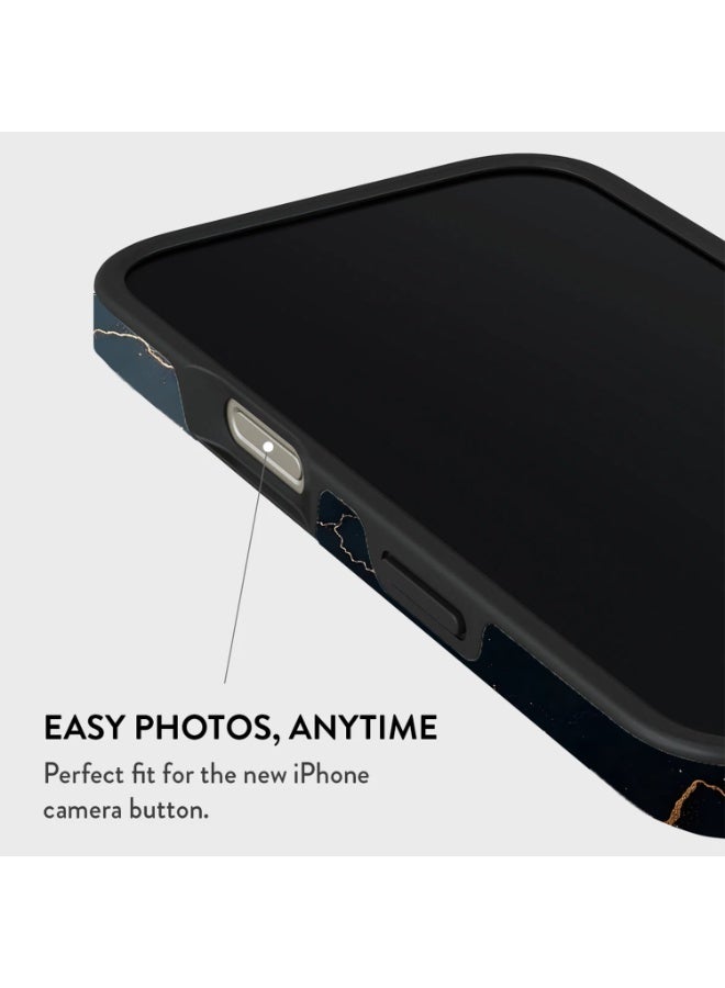 Mobcos iPhone 17 Pro Midnight Gold Premium Case Compatible with Hybrid Dual-Layer Hard Shell + Silicone Protection - Scratch-Resistant Shockproof Mobile Cover - Image 5