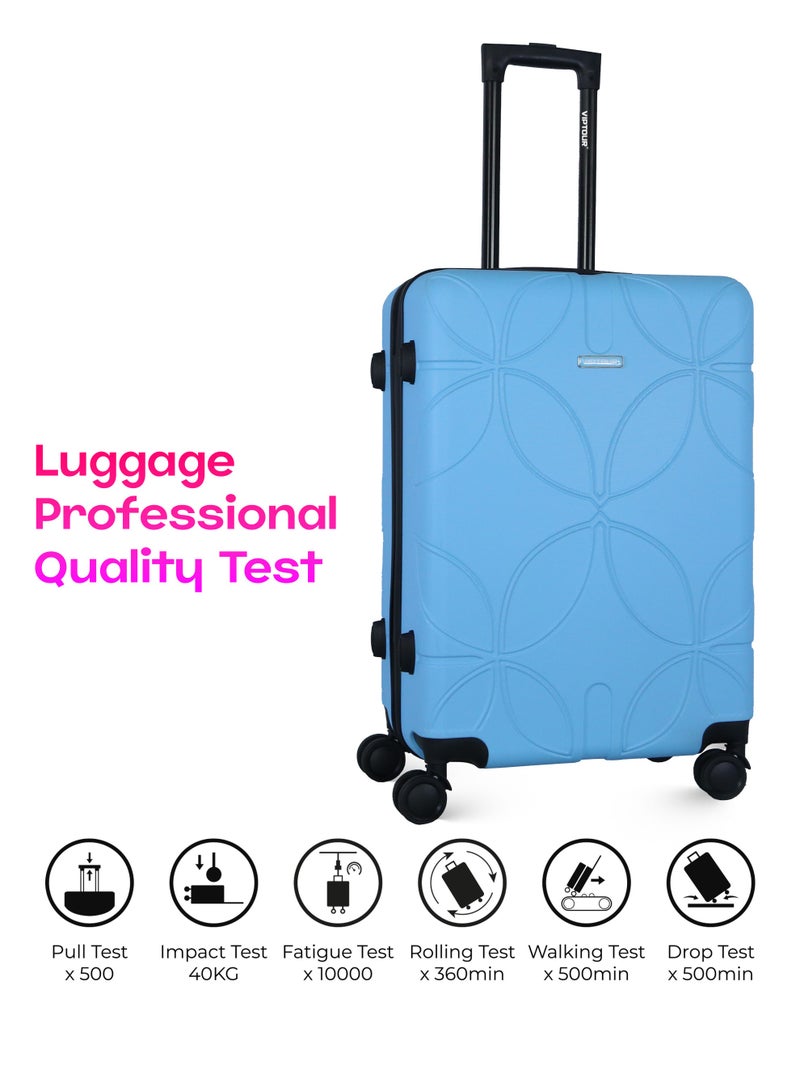 VIPTOUR Luggage Set 3Pcs ABS Trolley Bag Set With Number Lockable System - Image 4
