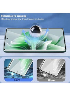 ماركة غير محددة 2 قطعة OPPO رينو 11 5G فيلم حماية الشاشة ، 9H تشديد الزجاج فيلم حماية الشاشة مناسبة ل OPPO رينو 11 5G ، عالية الجودة 3D سطح منحن حافة الفيلم واقية ، حالة ودية ، ومكافحة كشط الفيلم ( حافة لاصقة )  - Image 3