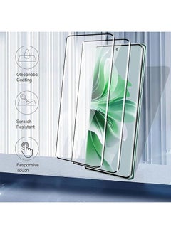 ماركة غير محددة 2 قطعة OPPO رينو 11 5G فيلم حماية الشاشة ، 9H تشديد الزجاج فيلم حماية الشاشة مناسبة ل OPPO رينو 11 5G ، عالية الجودة 3D سطح منحن حافة الفيلم واقية ، حالة ودية ، ومكافحة كشط الفيلم ( حافة لاصقة )  - Image 4