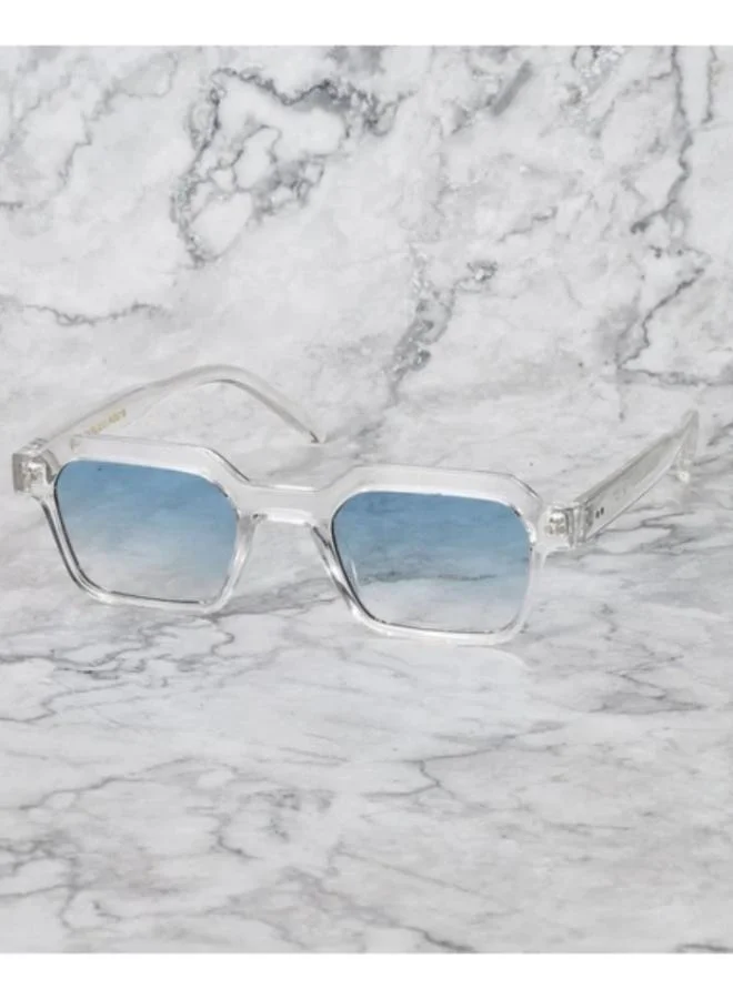  اكسبليست باوتس نظارات شمسية أنيقة من إليوت، عدسات متدرجة زرقاء شفافة للجنسين