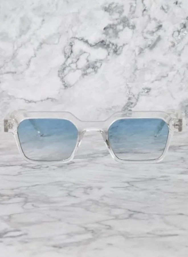  اكسبليست باوتس نظارات شمسية أنيقة من إليوت، عدسات متدرجة زرقاء شفافة للجنسين