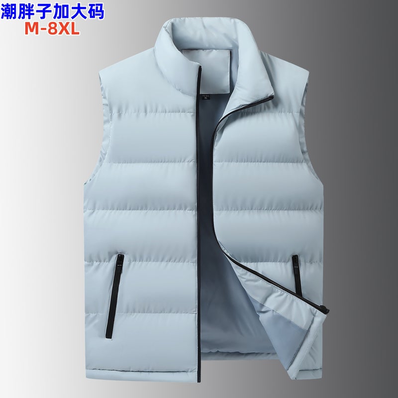 M-8Xl Extra Large Size Down Cotton Vest For Men And Women Warm Vest Thickened Outer Wearing Couple'S Waistcoat - Image 2