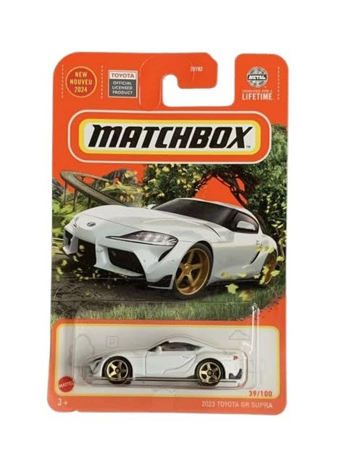 MATCHBOX Matchbox 2023 Toyota GR Supra Diecast Vehicle, 1:64 Scale, White, 39/100 