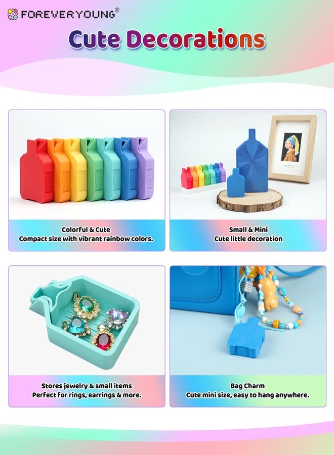 Forever young Foreveryoung Diamond Painting Baby Trays Set, Collectible Ornament with Storage Base, 7-Piece Mini Diamond Art Trays with Lids, Ideal Gift for Diamond Painting Lovers - Image 3