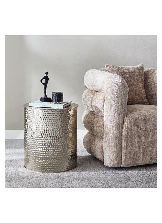 Home Box Orient Hammered End Table 45 x 50 x 45 cm  - Image 5