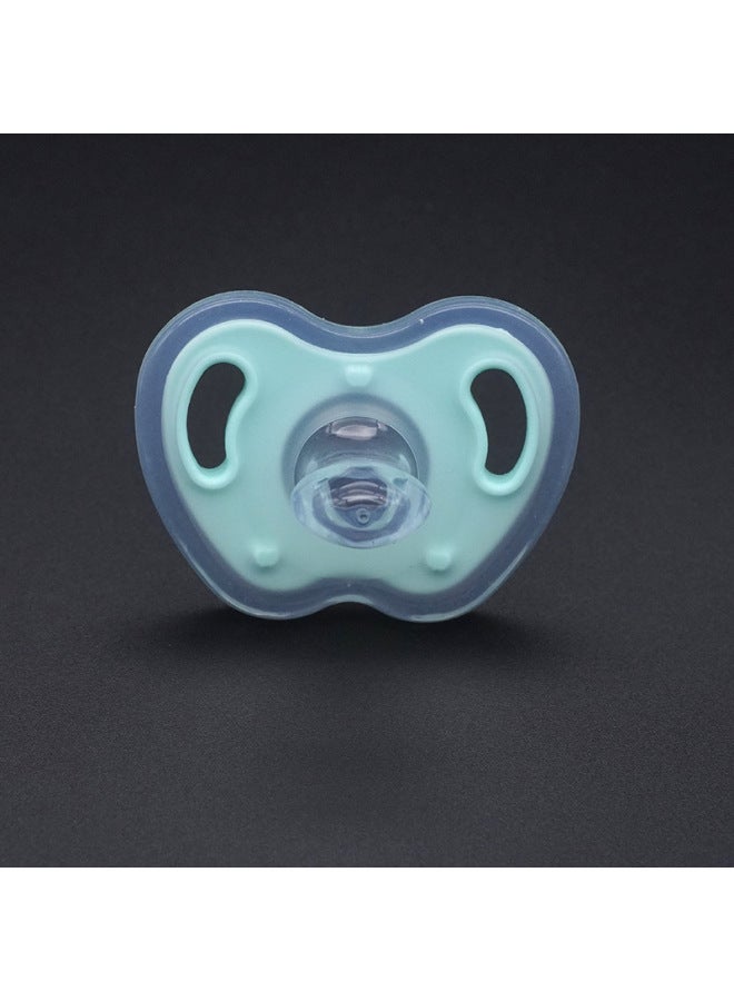 Flat Head Pacifier Manufacturers Directly Wide Mouth Apple Simulation Breast Milk Soft Real Baby