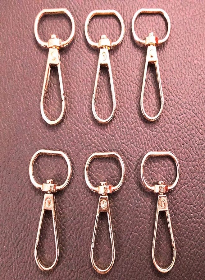 Nimida® Metal Lobster Clamp/Clasps/Swivel/Dog Hook for Leather Craft DIY Crafts Purse and Bags | Size 45 mm x 25 mm | Good for Belt Strap Size of 20 mm | Lightweight | Pack of 10 - Image 2