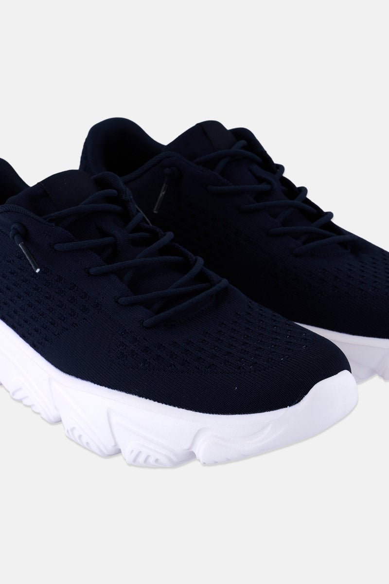 RBX Men Lace Up Training Shoes, Navy - Image 3