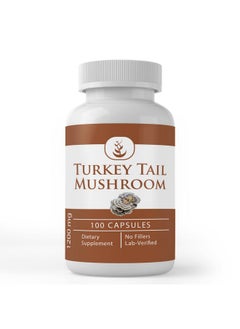 PURE ORIGINAL INGREDIENTS Turkey Tail Mushroom (100 Capsules) Always Pure No Additives Or Fillers Lab Verified  - Image 1