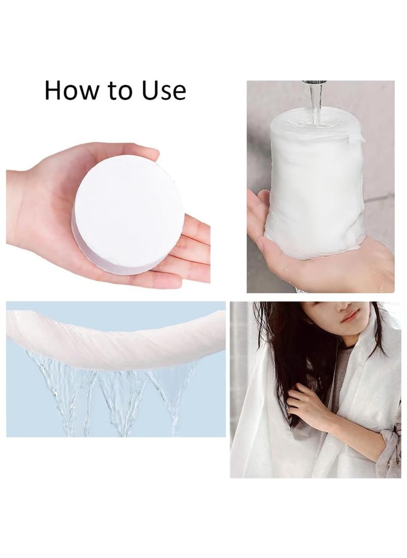 Hihonor Disposable Towels Tablets 70 x 100Cm Large Compressed Towel 100% Cotton Towel for Travel Camping Sports Hiking - 5Pcs  - Image 5