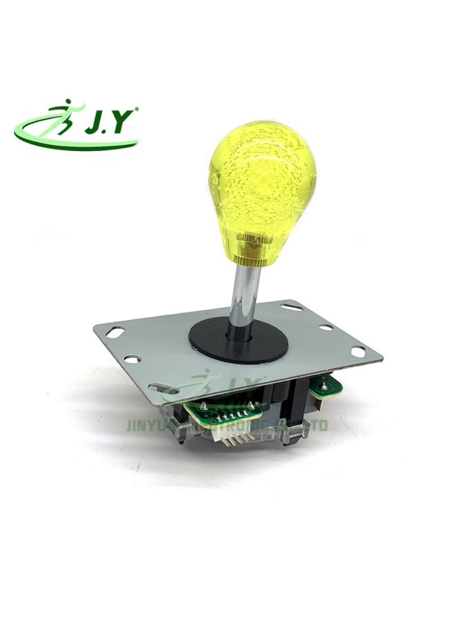 Custom Three And Remote Lever DIY Arcade Game Hall Accessories Oval Crystal Ball Game Machine Rocker Supply-Product Color:White  - Image 4