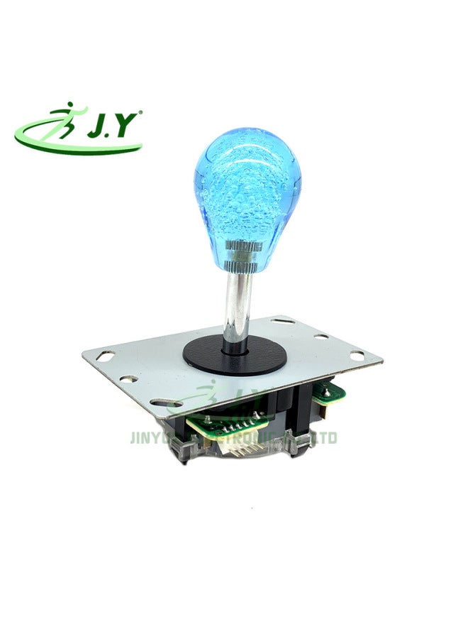 Custom Three And Remote Lever DIY Arcade Game Hall Accessories Oval Crystal Ball Game Machine Rocker Supply-Product Color:White  - Image 1