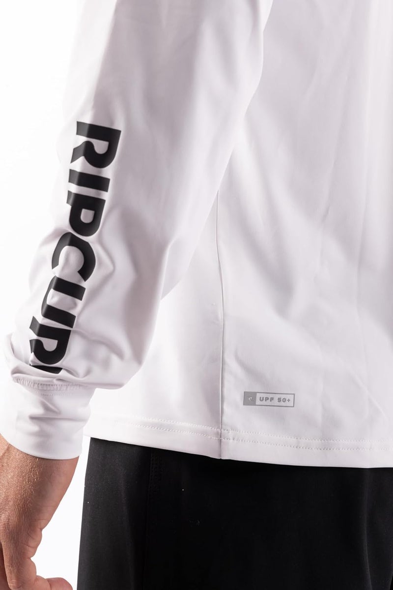 Rip Curl mens Long Sleeve Rashguard - Upf 50+ Sun Protection Surf Shirt, Loose Fit Rash Vest Rash Guard Shirt - Image 3