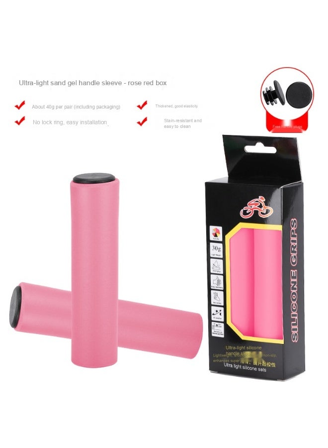 NIBEMINENT New Silicone Mountain Bike Grips - The Perfect Combination of Comfort and Durability