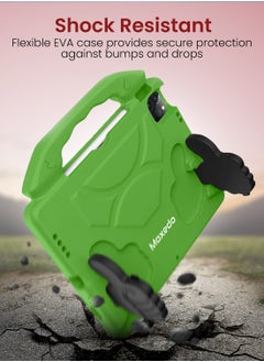 Moxedo Moxedo Shockproof Protective Case Cover Lightweight Convertible Handle Kickstand for Kids with Pencil Holder Compatible for iPad Pro 11 inch (2018 / 2020 / 2021) / iPad Air4 10.9-inch 2020 - Green  - Image 4