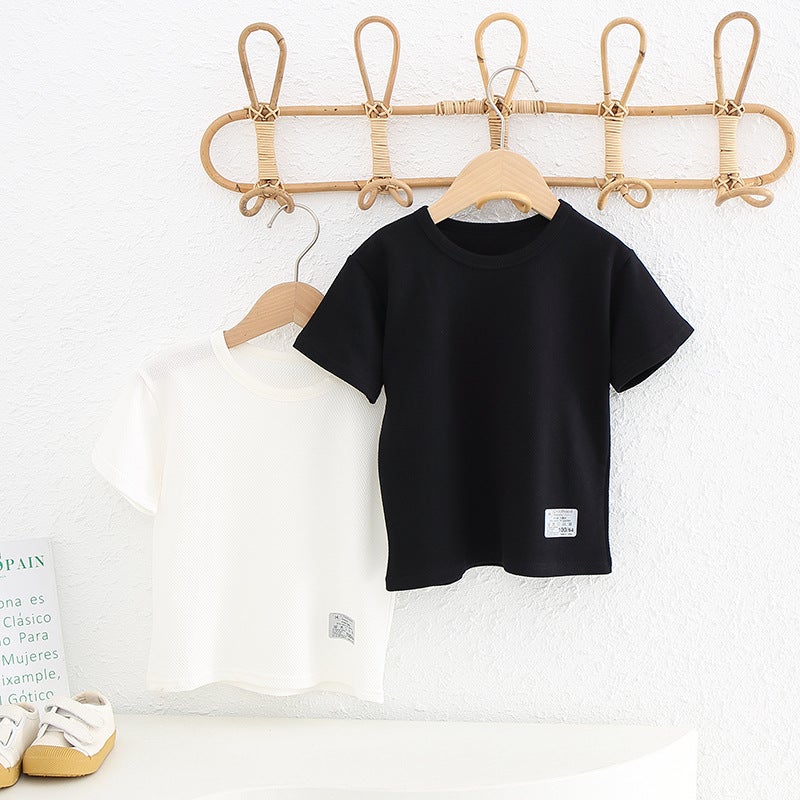 Boys' T-Shirt Short-Sleeved Cotton Children'S Summer Half-Sleeved Mid-Big Boy Children'S Summer Clothes Fashionable - Image 2