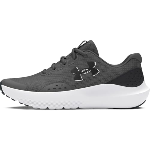 Under Armour Boys' Grade School Surge 4, (101) Castlerock/Anthracite/Anthracite, 7, US - Image 1