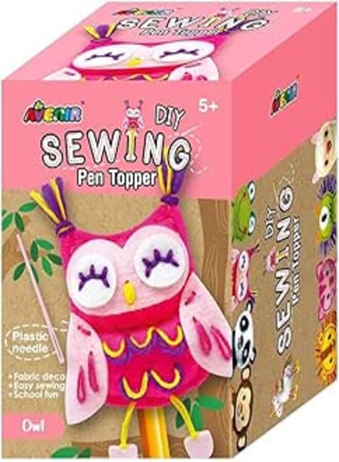 Avenir Sewing Owl Shaped Pen Topper Toy