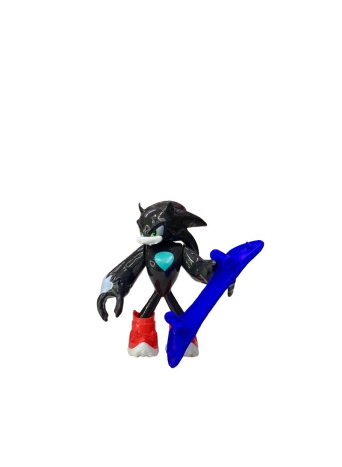 Vigor black skateboard character with blue board - dynamic design for kids - Image 2