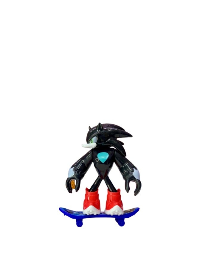 Vigor black skateboard character with blue board - dynamic design for kids - Image 4
